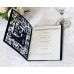 Marriage Invitation Card White Wedding Invitation Laser Rose Pattern